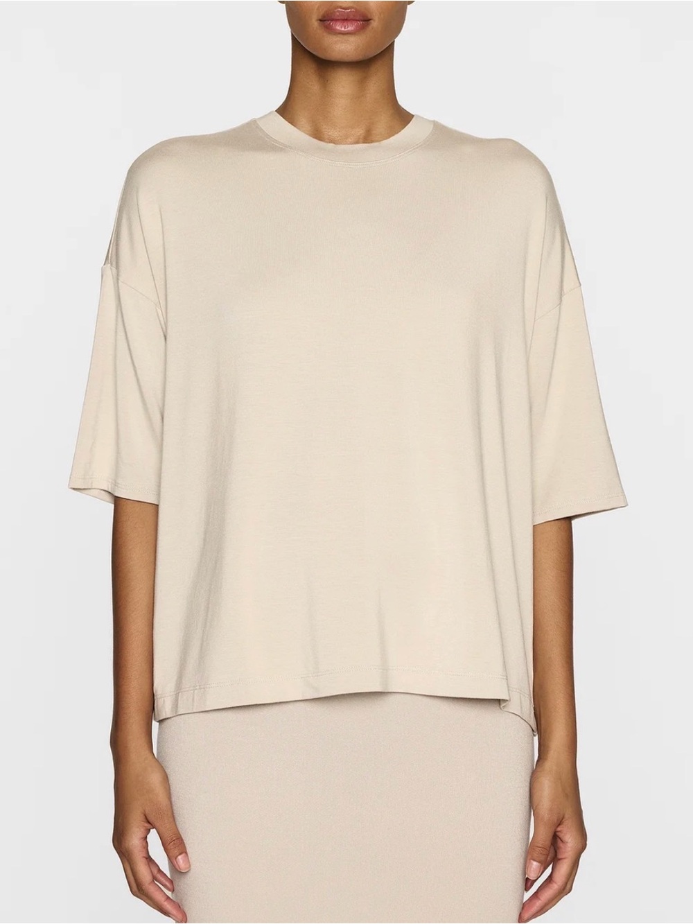 Bleusalt The Oversized T-Shirt Lite in Stone Size XL